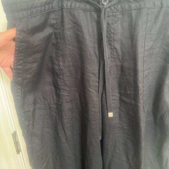 Lauren Ralph Lauren Black 100% Linen, Capsule, Minimalist, Neutral - Picture 3 of 7